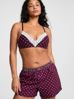 Lekko usztywniany biustonosz bez fiszbin Wear Everywhere Victoria's Secret Z nadrukiem