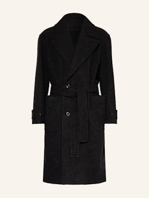 Lemaire Płaszcz Z Dodatkiem Alpaki schwarz