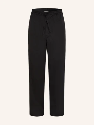 Lemaire Spodnie Regular Fit schwarz CZARNY