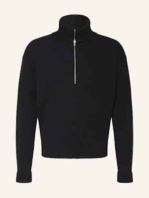 Lemaire Sweter Typu Troyer schwarz