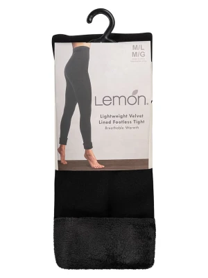 Lemon socks Legginsy w kolorze czarnym rozmiar: M/L