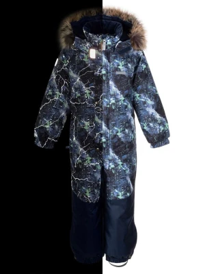 LENNE Kombinezon zimowy "Rey" w kolorze granatowym rozmiar: 134