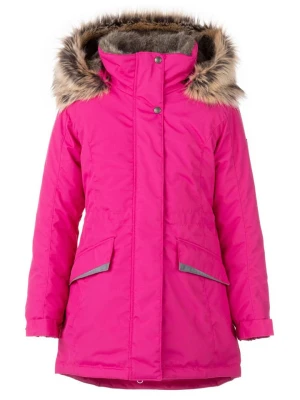 LENNE Parka zimowa "Ella" w kolorze różowym rozmiar: 128