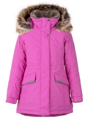 LENNE Parka zimowa "Ella" w kolorze różowym rozmiar: 128
