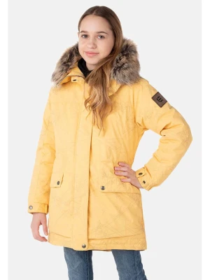LENNE Parka zimowa "Pearl" w kolorze żółtym rozmiar: 170