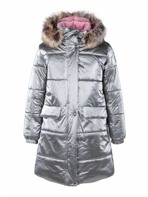 LENNE Płaszcz zimowy "Lenna" w kolorze srebrnym rozmiar: 116