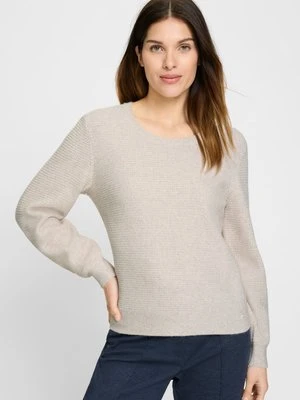 LENZING™ ECOVERO™ Beżowy sweter damski Henny – Neo Comfort Olsen