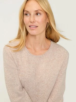 Zdjęcie produktu LENZING™ ECOVERO™ Beżowy sweter damski Henny – Refresh Olsen