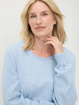 LENZING™ ECOVERO™ Błękitny sweter damski Henny – Soft Vibes Olsen