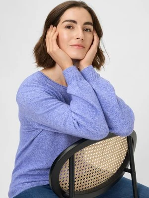 LENZING™ ECOVERO™ Niebieski sweter damski Henny - New Passion Olsen