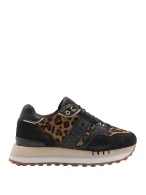 Leopardowe Brązowe Sneakersy Blauer