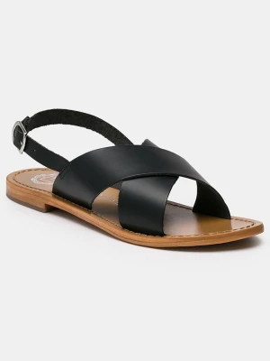 Les BAGATELLES Skórzane sandały "Acoyte" w kolorze czarnym rozmiar: 37