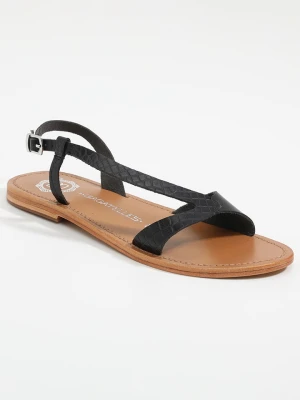 Les BAGATELLES Skórzane sandały "Amadrya" w kolorze czarnym rozmiar: 36