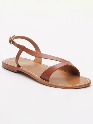 Les BAGATELLES Skórzane sandały "Amadrya" w kolorze jasnobrązowym rozmiar: 39