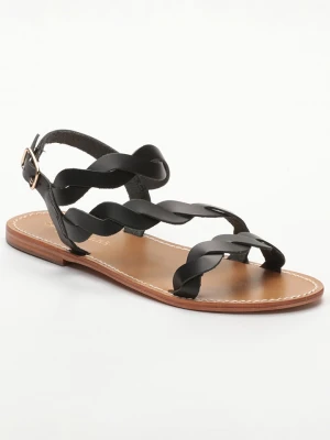 Les BAGATELLES Skórzane sandały "Arianna" w kolorze czarnym rozmiar: 40