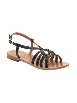 Les BAGATELLES Skórzane sandały "Lyla" w kolorze czarnym rozmiar: 38