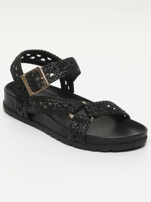 Les BAGATELLES Skórzane sandały "Menuca" w kolorze czarnym rozmiar: 38