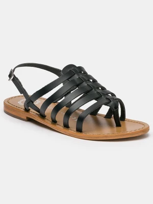 Les BAGATELLES Skórzane sandały "Olleros" w kolorze czarnym rozmiar: 38