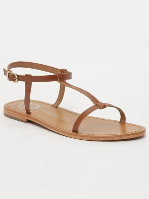 Les BAGATELLES Skórzane sandały "Pasco" w kolorze karmelowym rozmiar: 36