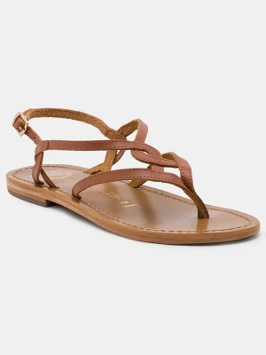 Les BAGATELLES Skórzane sandały "Salvia" w kolorze jasnobrązowym rozmiar: 40