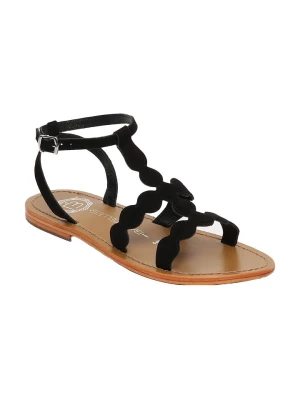 Les BAGATELLES Skórzane sandały "Thuja" w kolorze czarnym rozmiar: 38