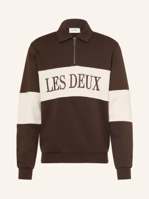 Les Deux Bluza Dresowa Typu Troyer braun