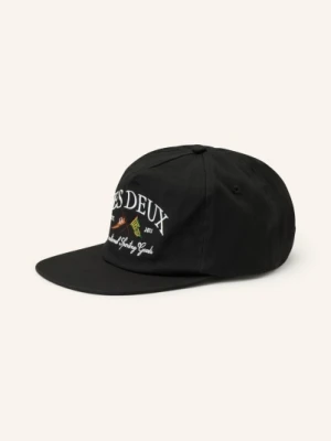 Les Deux Czapka Ivy League Twill Letterman Cap schwarz