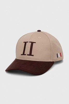 Les Deux czapka z daszkiem kolor beżowy z aplikacją LDM702003