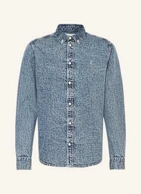 Les Deux Koszula Jeansowa Konrad Comfort Fit blau