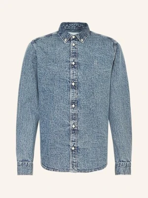 Les Deux Koszula Jeansowa Konrad Comfort Fit blau