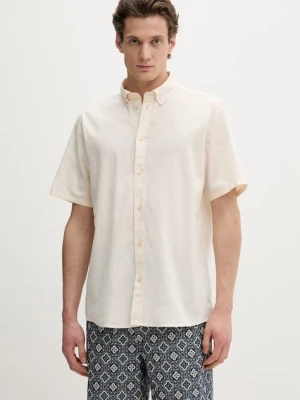 Les Deux koszula męska z lnem Konrad