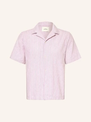 Les Deux Koszula Resortowa Lukas Regular Fit Z Lnem pink