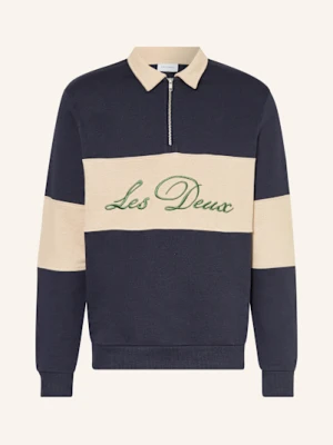 Les Deux Koszulka W Stylu Rugby Cory blau