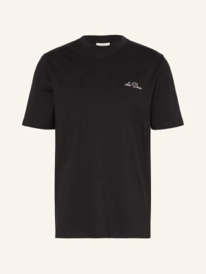 Les Deux Koszulka Wild Flower schwarz