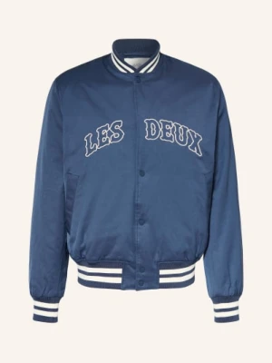 Les Deux Kurtka Varsity blau