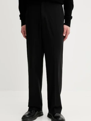 Les Deux spodnie Randall męskie kolor czarny proste 1000466