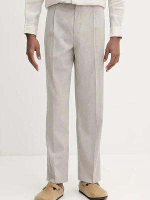 Les Deux spodnie z domieszką lnu