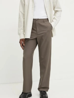 Les Deux spodnie z domieszką wełny