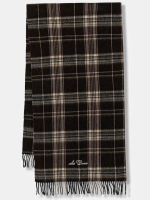 Les Deux szalik wełniany męski kolor zielony 1000675