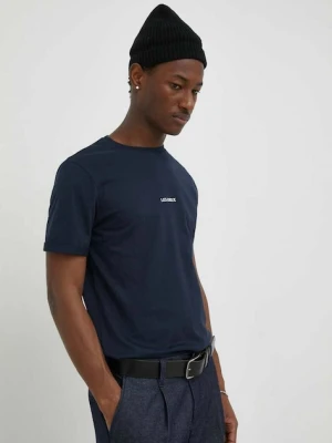 Les Deux t-shirt bawełniany Lens granatowy