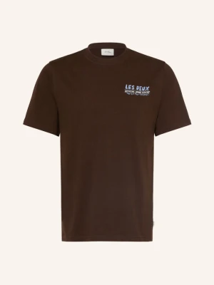 Les Deux T-Shirt braun brązowy