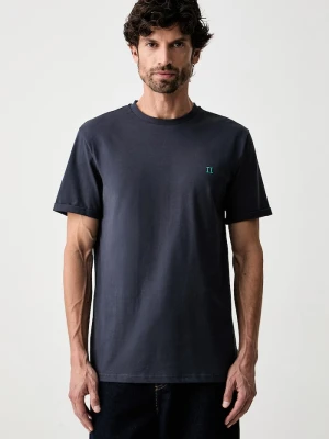 Les Deux T-shirt męski bawełniany granatowy