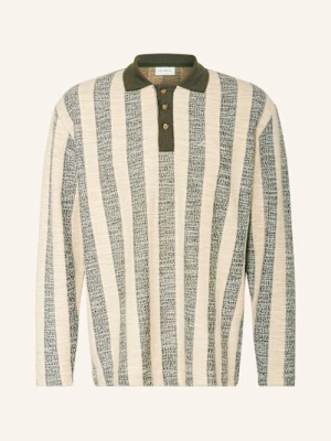 Les Deux Żakardowa Koszulka Polo gruen