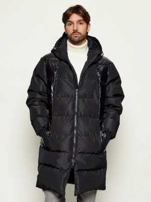 Les Hommes Kurtka z szelkami | Regular Fit czarny