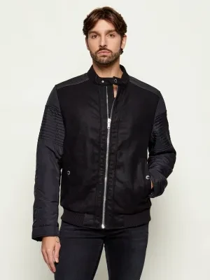 Les Hommes Wełniana kurtka | Regular Fit