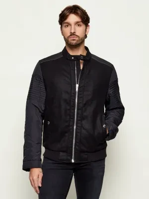 Les Hommes Wełniana kurtka | Regular Fit