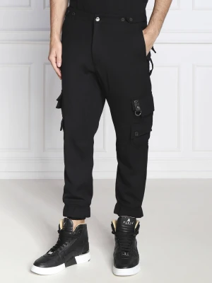Les Hommes Wełniane spodnie | Regular Fit