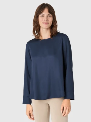 Les Lunes Bluzka "Margaa" w kolorze granatowym rozmiar: XXS
