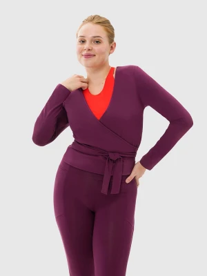 Les Lunes Koszulka sportowa "Luna Active" w kolorze fioletowym rozmiar: XXS