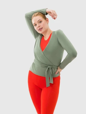 Les Lunes Koszulka sportowa "Luna Active" w kolorze zielonym rozmiar: XS